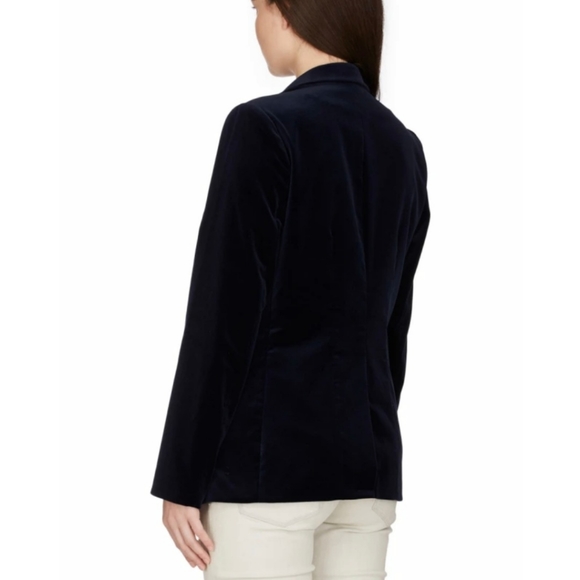Frame Le Velvet Blazer Midnight Navy Size 4 BNWOT - Picture 13 of 13